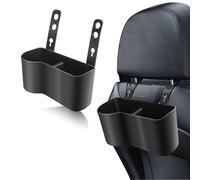 VBGURR Portabicchieri da auto 2 in 1, regolabile, per auto, multifunzione, portabevande per auto, portabicchieri (nero)