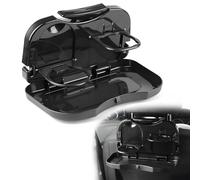VBGURR Tavolino portatile per auto, pieghevole, con portabicchieri, organizer interno antiscivolo per auto, furgoni e SUV, accessorio universale per cruscotto