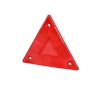 VBHdtE Triangolo di Sicurezza Strisce Riflettenti di Avvertimento triangolari 1-4 Pezzi Segnale di Avvertimento di Arresto del Veicolo Riflettore di Sicurezza Rosso(Red 1pc)