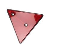 VBHdtE Triangolo di Sicurezza su Catarifrangenti Posteriori Rossi - Triangolo Riflettente di Sicurezza per montanti di cancelli per motociclette, roulotte e rimorchi(1PC)