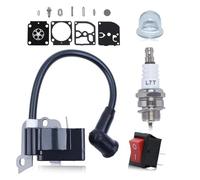 VBHGUYC Bobina di accensione Adatta for Motosega FS38 FS45 FS46 FS55, Include Kit di Riparazione, Candela, Bolla d'olio