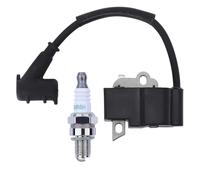 VBHGUYC Kit Bobina di accensione e Candela Adatti for decespugliatori e bordatori FS70R, FS70C, FC70, Compatibile con Il codice 41444001309, 0000 1330 A.