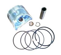 VBHGUYC Kit pistone GT400 da 62 mm Adatto for Motore GM132 4,0 CV, generatori d'Acqua MBP20G, + Fasce Elastiche + Perno + Clip Attrezzo