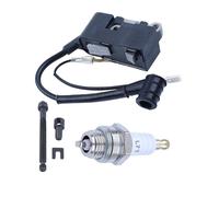 VBHGUYC Modulo Bobina di accensione Adatto for Motosega 4500 5200 5800 45cc 52cc 58cc con Bobina, Vite, Candela, Accessori for Motosega