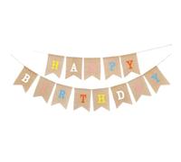 VBKITW “Happy Birthday” Bandiera Striscione Buon Compleanno Festone di Compleanno con Scritta Happy Birthday Decorazioni di Compleanno