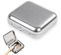 VBKITW Posacenere Portatile Posacenere Tascabile, Mini Portacenere Antiodore, Posacenere Quadrato in Metallo per Viaggi Campeggio Fumo