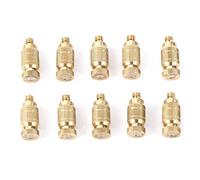 VBLKUYDPR 10 ugelli in Ottone filettati per Nebbia, Testa dell’irrigatore a spruzzo atomizzante per sistemi di nebulizzazione, Output di Nebbia fine da 3 a 50 Micron, ugello in Ottone Resist