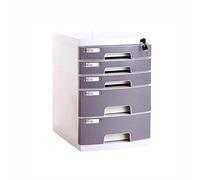 VBNCUUIOPO Cassetti organizer per documenti Armadio di archiviazione per scrivania Estensione cassetto con serratura Organizzatore da ufficio (plastica) 29,5 39,4 43 cm (dimensioni: grande 5 strati)