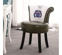 VBNCUUIOPO Morbido cashmere, sgabello alla moda con schienale, ottomana, elegante e di qualità, confortevole, in poliuretano, divano per soggiorno (colore: modello 1 8) (modello 2 5) (modello PU 2 5)