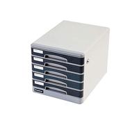 VBNCUUIOPO Organizer per cassetti desktop a 5 strati con serratura per dati e ufficio, per la riservatezza, 36 cm, 25 cm, 25 cm, 25 cm, 25 cm