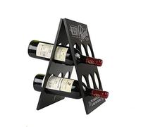 VBNCUUIOPO Portabottiglie per vino compatibili con bottiglie: perfetto compatibile con bar cantina cantina cantina armadio dispensa ecc. 37 30 1. Portabottiglie pieghevole da 8 cm (colore: nero taglia