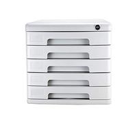 VBNCUUIOPO Portariviste da scrivania per cassetti a cinque livelli. Tipo di cassetto cartelle bloccate armadio di archiviazione serratura scrivania ufficio cassetto ordinatore porta giornali