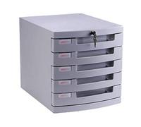 VBNCUUIOPO Portariviste da scrivania per cassetti e archivio a 5 strati con serratura cassetto in plastica informazioni ufficio A4 archiviazione (colore: bianco) (dimensioni: grande 5 strati)