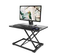 VBNCUUIOPO Scrivania per computer da gioco semplice regolabile in altezza supporto per scrivania a doppio uso pieghevole supporto per laptop supporto per monitor (colore: nero Dimensioni: 65 x 47 x