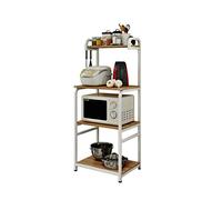 VBNCUUIOPO Supporto per microonde da 59,9 cm, utensile da cucina, scaffale a 4 strati, tavolo da lavoro, supporto per forno multistrato (colore: beige, dimensioni: 60 cm, 40 cm, 150 cm)