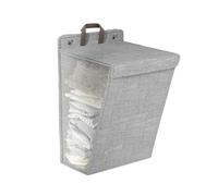 VBNTUACY Cesto per I Panni Sporchi Basket di Lavaggio Pieghevole - Cestino per Lavanderia con Coperchio E Cestino della Lavanderia per Deposito di Vestiti-Beige-Dimensioni Grandi (56 * 39 * 13 Cm)