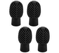Vbnuyhim Copre punte silenziose per s - Punte di s in silicone 4 pezzi per un suono di schiocco muto | Punte di s in silicone per una pratica silenziosa, coperchi di