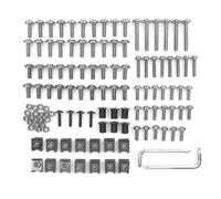 VBNYBA Moto Viti Compatibile con Yamaha per YZF 600 1000 per R1 per R6 per R3 per R15 per R25 Bulloni Carenatura Moto Viti Kit Dadi Viti Carrozzeria Moto(Titanium)