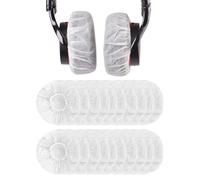 VBNZBK 100 Pezzi Copri Cuffie Elastiche non Tessute Estensibili, Traspiranti Antibatteriche Antipolvere Riutilizzabili Coperture per Cuffie si Adattano Alla Maggior Parte Delle Cuffie in-ear