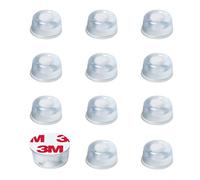 VBNZBK 12 Pezzi Paraurti in Silicone, Piedini per Mobili in Gomma Antiscivolo, Deflettore in Gomma per la Riduzione del Rumore in Silicone Mini per la Protezione Della Parete del Cassetto Dei Mmobili