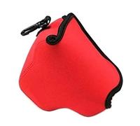 VBPBHFFNMW Custodia morbida portatile in neoprene for fotocamera adatta for Canon Powershot SX540 SX530 SX520 HS borsa per macchina fotografica(Red)