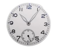 VBPCEFZTLK Quadrante dell'orologio da 37 mm nero blu bianco for lancette compatibili for il for ETA6497 st3600/6498 ST3621 Quadrante dell'orologio(6498 White)