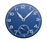 VBPCEFZTLK Quadrante dell'orologio da 37 mm nero blu bianco for lancette compatibili for il for ETA6497 st3600/6498 ST3621 Quadrante dell'orologio(6498 Blue)