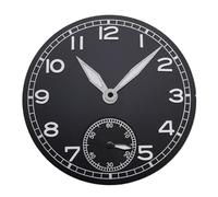 VBPCEFZTLK Quadrante dell'orologio da 37 mm nero blu bianco for lancette compatibili for il for ETA6497 st3600/6498 ST3621 Quadrante dell'orologio(6498 Black)