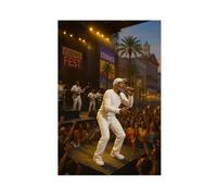 VBQHIR Essence Music Festival Concerto, poster su tela, decorazione per camera da letto, paesaggio decorativo, regalo, 60 x 90 cm