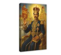 VBQHIR Poster su tela con ritratto di Royal Spiritual Leaders, stampa artistica da parete, 40 x 60 cm