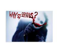 VBQHIR Poster su tela, motivo: Why Are Clowns So Serious, decorazione per camera da letto, paesaggio, regalo, 30 x 45 cm