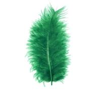 VBS 15 Piume di marabù 10 cm piume morbide per la decorazione di Pasqua per composizioni verde