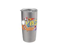 VBS Crew Back to School Space Astronauta Galaxy Jesus Bicchiere termico in acciaio inox doppia parete