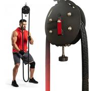 VBVARV Allenatore Corda Infinita, Sistema Carrucole Cavi Portatile, Sistema Macchine Carrucole E Cavi Resistenza Regolabile, Attrezzatura per Palestra Domestica per Esercizi Presa, Braccia