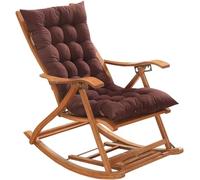 VBVARV Cuscini Sedia da Sole, Cuscini da Sedia A Dondolo, Cuscino di Chaise Cuscino per Sedile Imbottito da Esterno Cuscino di Sedia Reclinabile con Legami,D,48 * 120cm