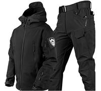 VBVARV Uniformi Tattiche Uomo Set Tute Combattimento dell'Esercito Militare Impermeabile Set Pantaloni Giacca Mimetici Softshell Vestiti Caccia,A,S