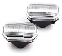 VBVKEPENDZ Indicatore Direzione Per Navara Per Cube Per Pathfinder R51 Per Qashqai 12V Indicatore Direzione Laterale Dinamica Per Auto 2 Pezzi NIS-26160AX001(Dynamic Smoked)