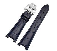 VBWVA Cinturino in vera pelle per orologio Patek Philippe 5711 5712G Nautilus marrone nero blu morbido cinturino in pelle bovina 25mmX13mm, 25-13mm, agata