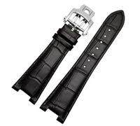 VBWVA Cinturino in vera pelle per orologio Patek Philippe 5711 5712G Nautilus marrone nero blu morbido cinturino in pelle bovina 25mmX13mm, 25-13mm, agata