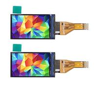 VBXCMLDPO 2 pezzi di modulo display IPS da 1,14 pollici, display TFT IPS con risoluzione 135x240, interfaccia SPI con driver ST7789V, schermo compatto ad alta trasmissione della luce per