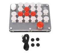 VBXCMLDPO Tastiera meccanica programmabile a 21 tasti con manopola, tastierino gioco monomano, interruttori ad asse rosso, connessione USB-C e Bluetooth, per Black Myth: Wukong
