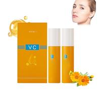 VC Anti-Wrinkle Eye Serum Oil, Anti-Wrinkle Eye Essence Oil, Roller Ball Lutein Eyes Essence Serum, Smooths Fine Lines, Deeply Moisturizes, Improve Eyes Bags Dark Circles - 8ml (2Pcs)