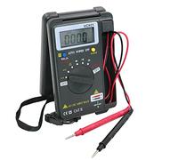 VC921 Multimetro digitale, display LCD Multi Tester Voltmetro Auto/Manuale Range Circuit Checker con cavi di prova e cinturino da polso