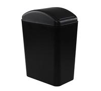 Vcansay 20 L Pattumiera di Plastica, Cestino Rifiuti Basculante, Nero