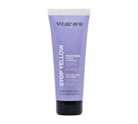 Vitalcare | Stop Yellow 190 ml, Maschera Capelli Antigiallo, Neutralizza le Sfumature di Giallo, Capelli Biondi, Grigi e Decolorati