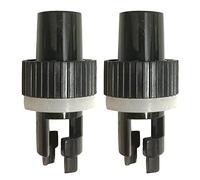 VCBGDJI 2 adattatori per tubo flessibile per pompa a pedale per kayak e barca a remi (nero2)