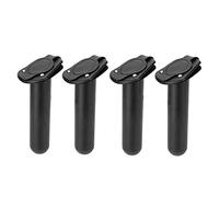 VCBGDJI 4 pz 2 pz plastica montaggio a filo porta canna da pesca guarnizione kayak canoa attrezzatura sport acquatici canottaggio canottaggio accessori (4 pezzi)