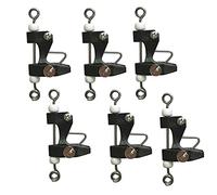VCBGDJI 6PC Downrigger Tensione Pesca Trolling Clip Rilascio Clip di Rilascio Outrigger Barca Kayak Aquilone Pesca Clip di Rilascio Attrezzatura da pesca