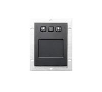 VCBGDJI Mouse touchpad industriale impermeabile con montaggio a pannello, struttura in metallo nero, alta sensibilità, controllo accurato del cursore (USB)