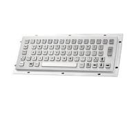 VCBGDJI Robusto supporto IP65 del pannello posteriore di chiavi 65 impermeabilizza la tastiera compatta del chiosco industriale del metallo (interfaccia PS2)